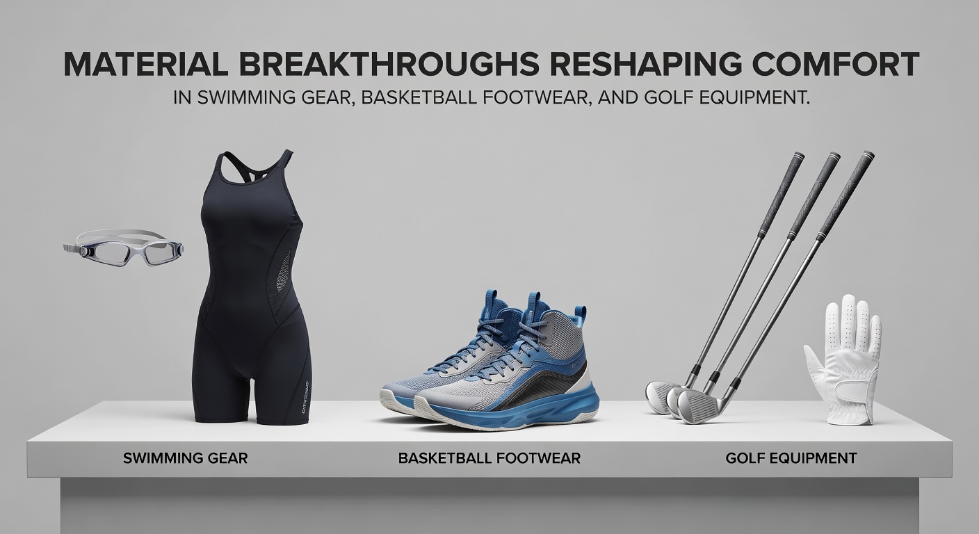 Innovative cushioning and fabrics in basketball and golf products
