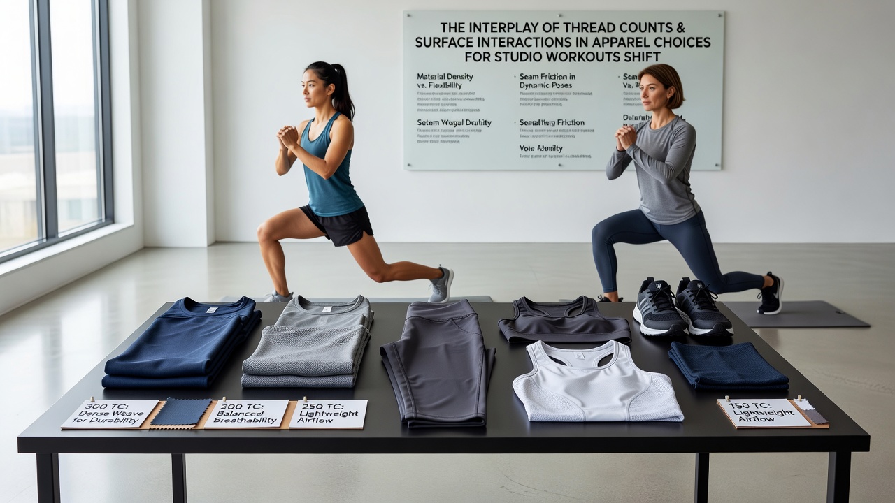Athletes performing field drills in performance apparel after studio warm-ups showing fabric response to varied terrain